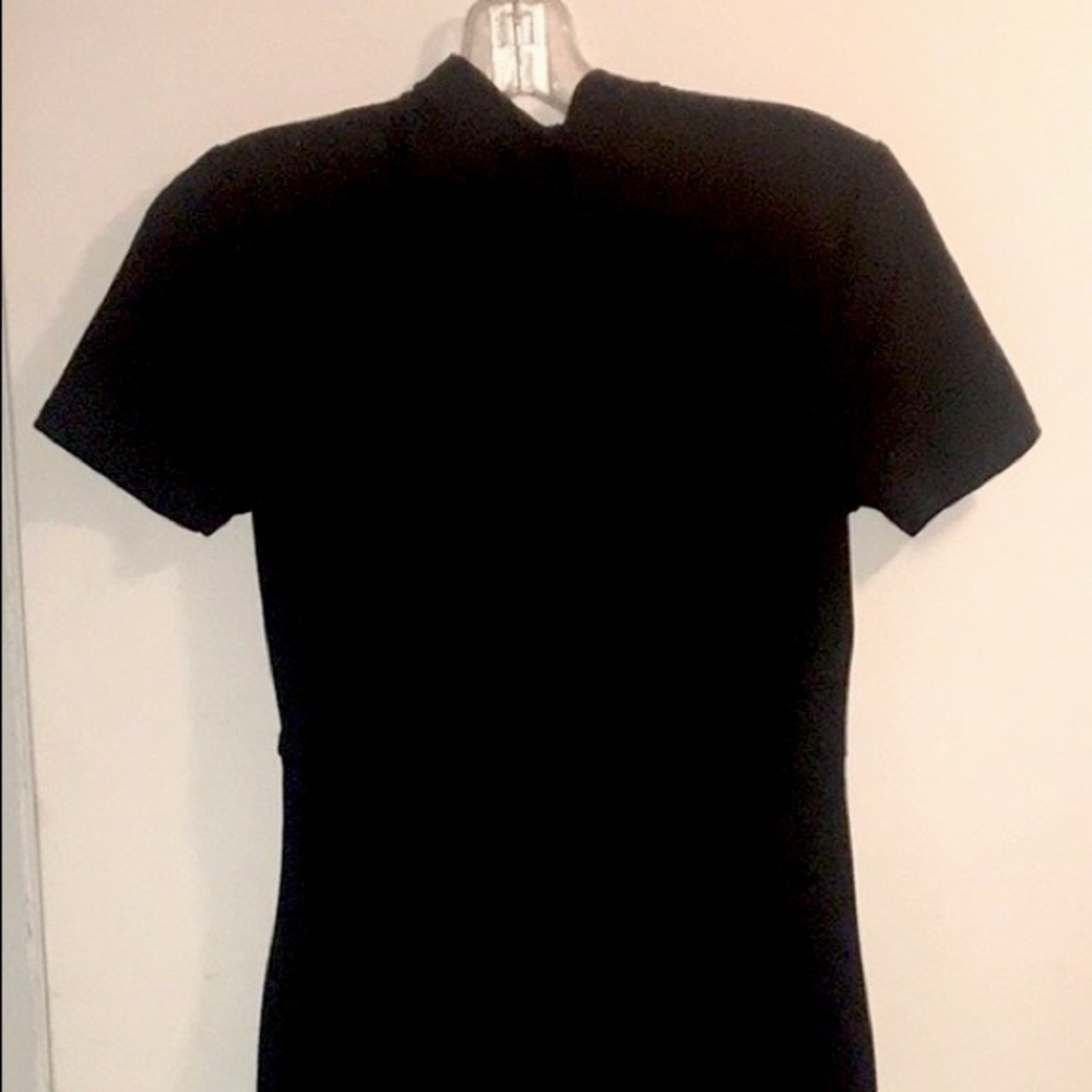 A black dress
